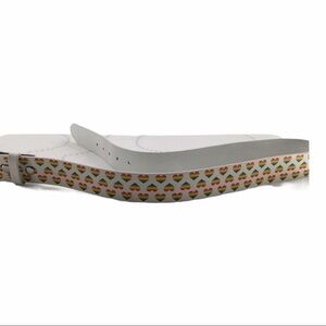 Absolutely Fresh 90’s Rainbow Hearts Bonded Leather Belt